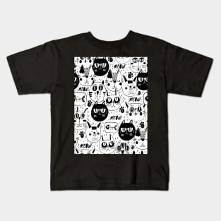 cat faces Kids T-Shirt